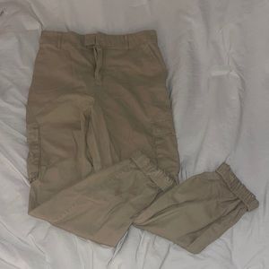 Large tan cargo pants